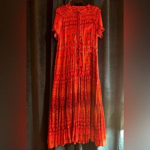 Free People Rare Feelings Maxi Dress Size XL